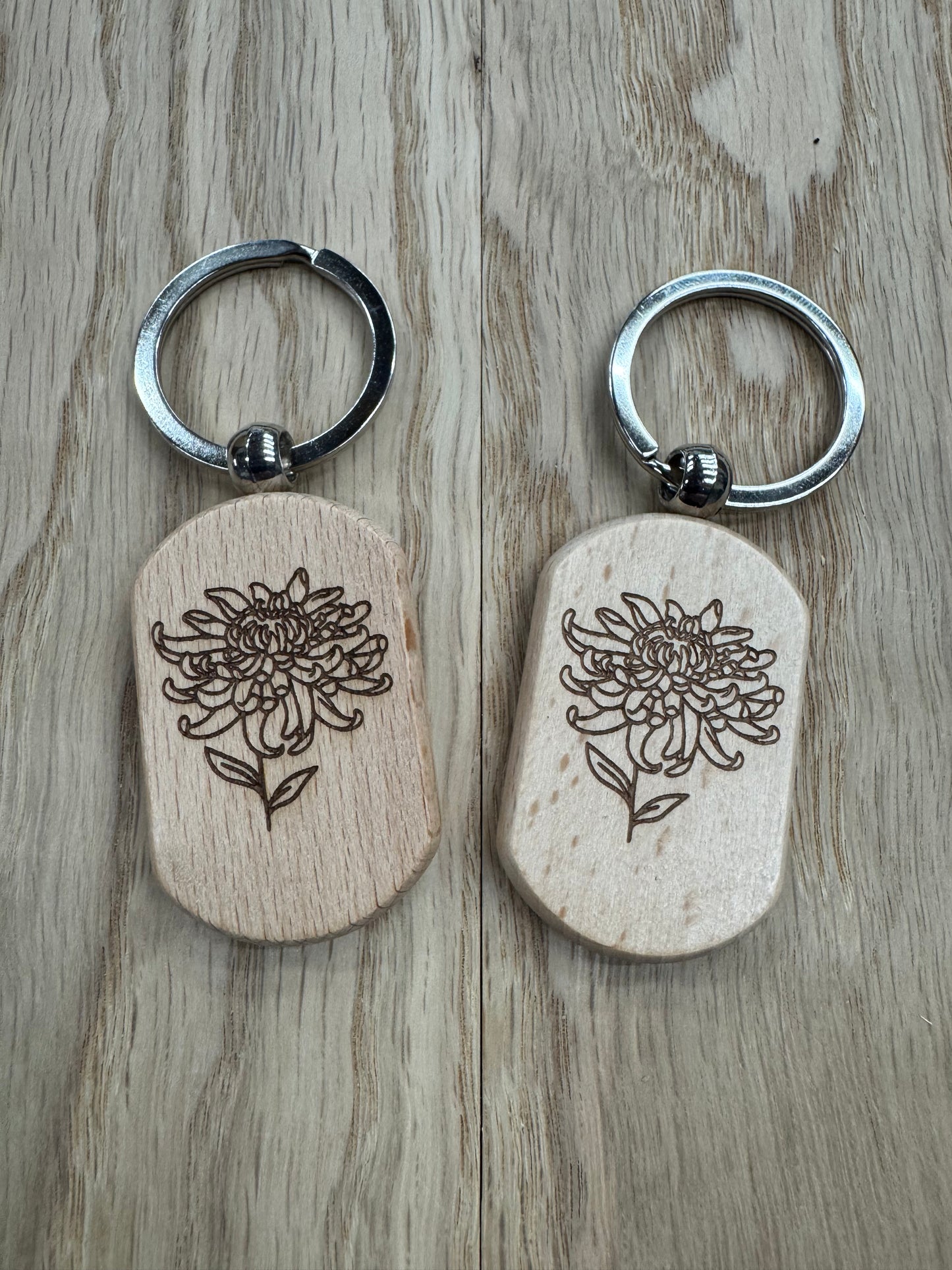 Birth Month Keychain