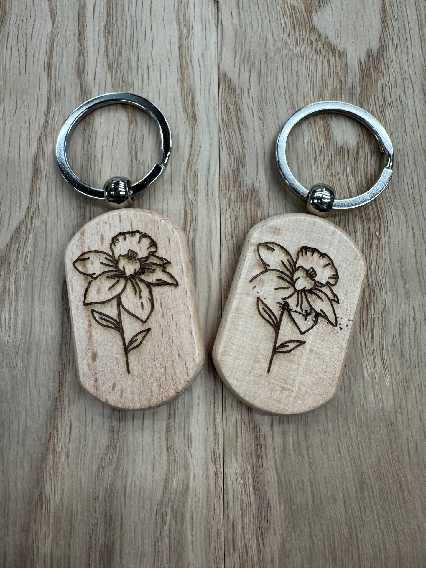 Birth Month Keychain