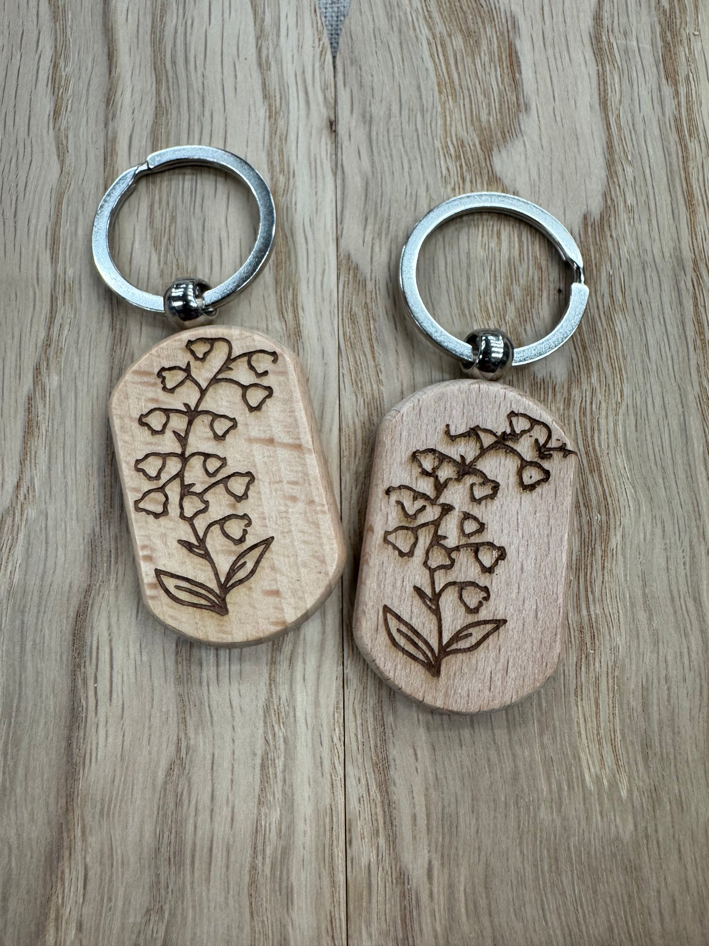 Birth Month Keychain