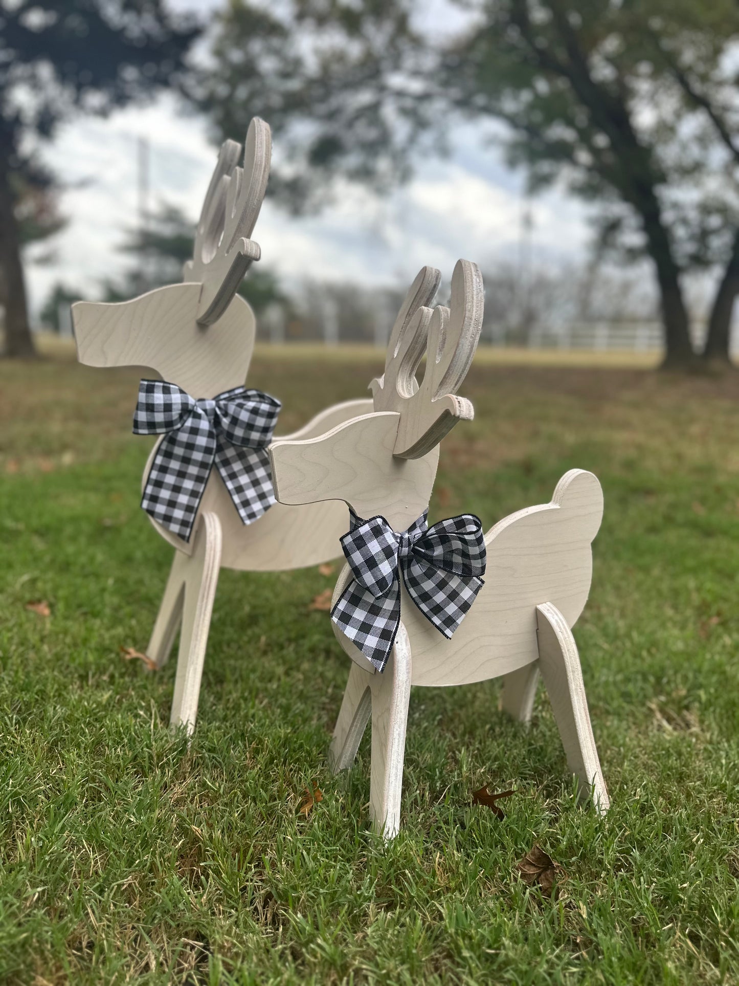 Wooden Christmas Reindeer