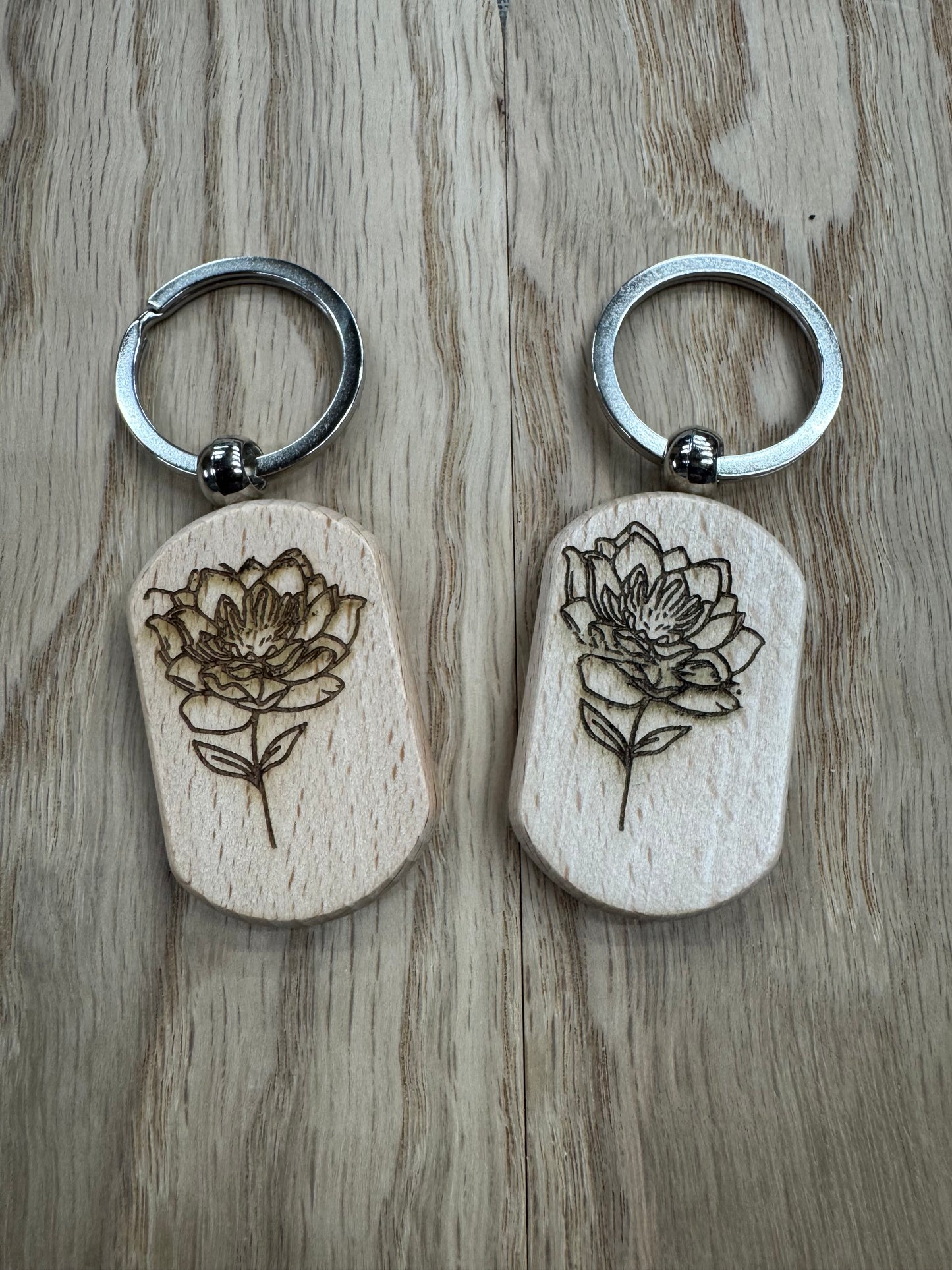 Birth Month Keychain