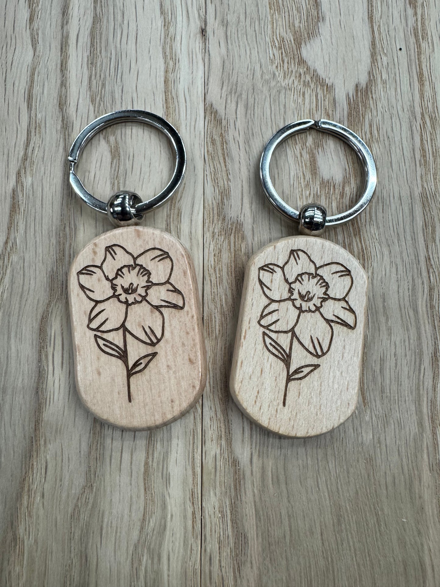 Birth Month Keychain