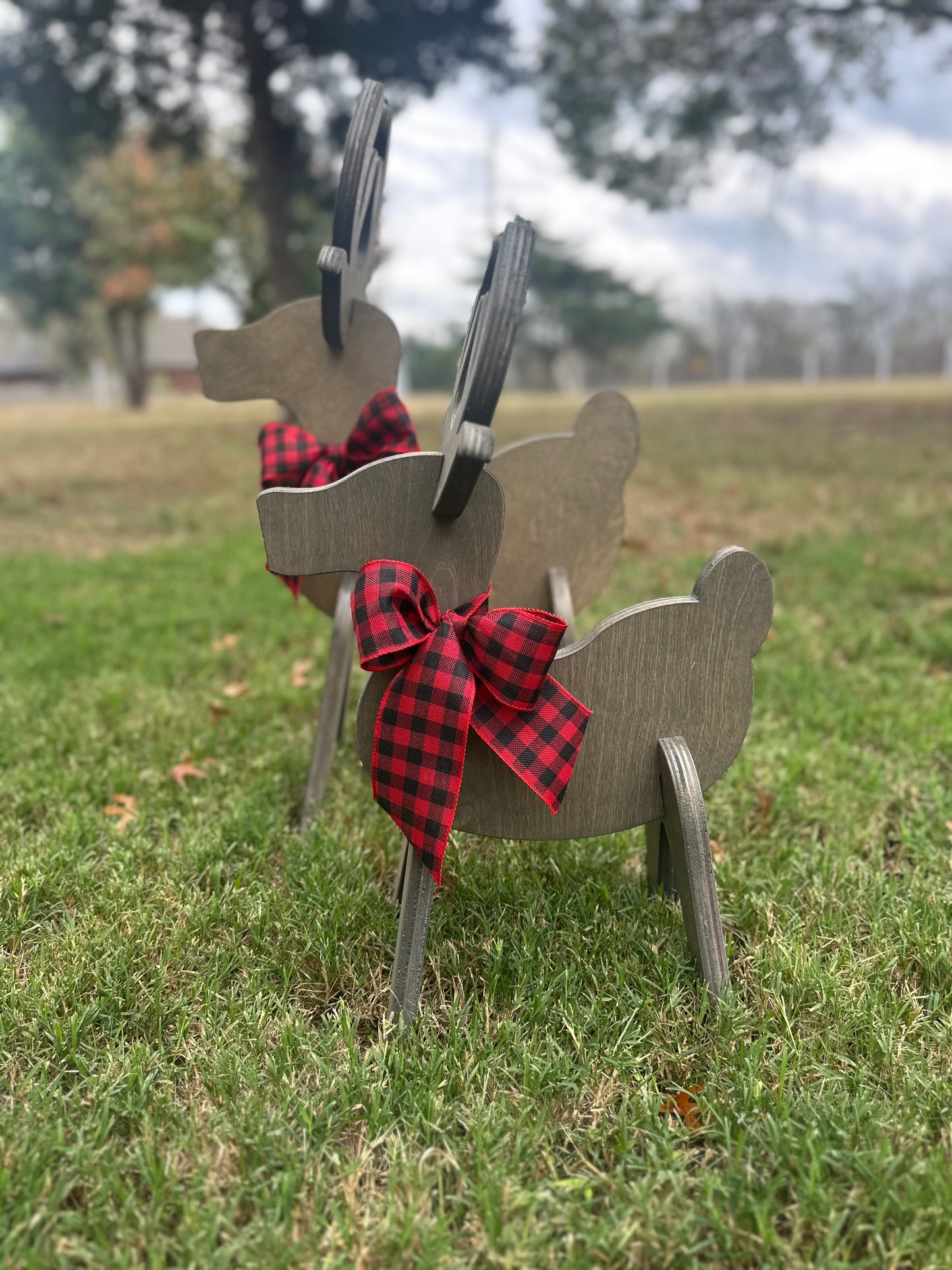 Wooden Christmas Reindeer