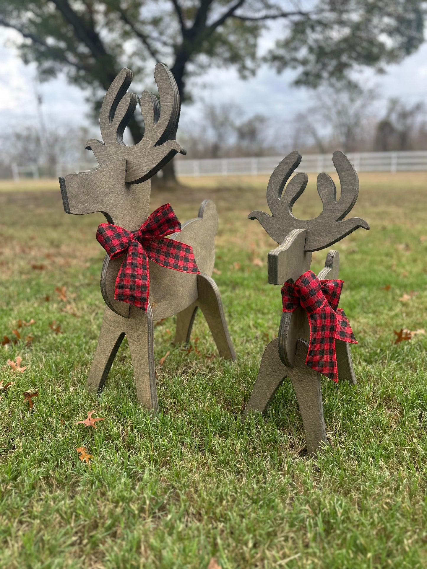 Wooden Christmas Reindeer